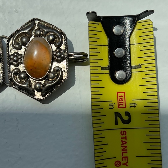 Vintage Stone and Pewter tone Choker - Picture 8 of 9